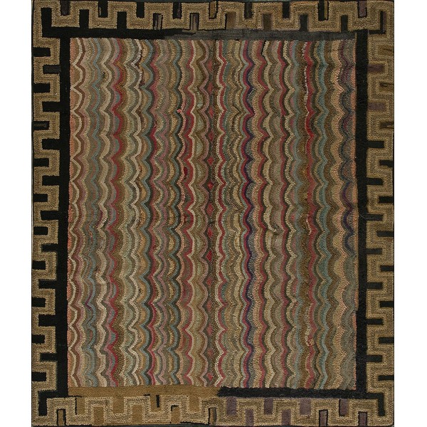 American Hooked Rug #25066